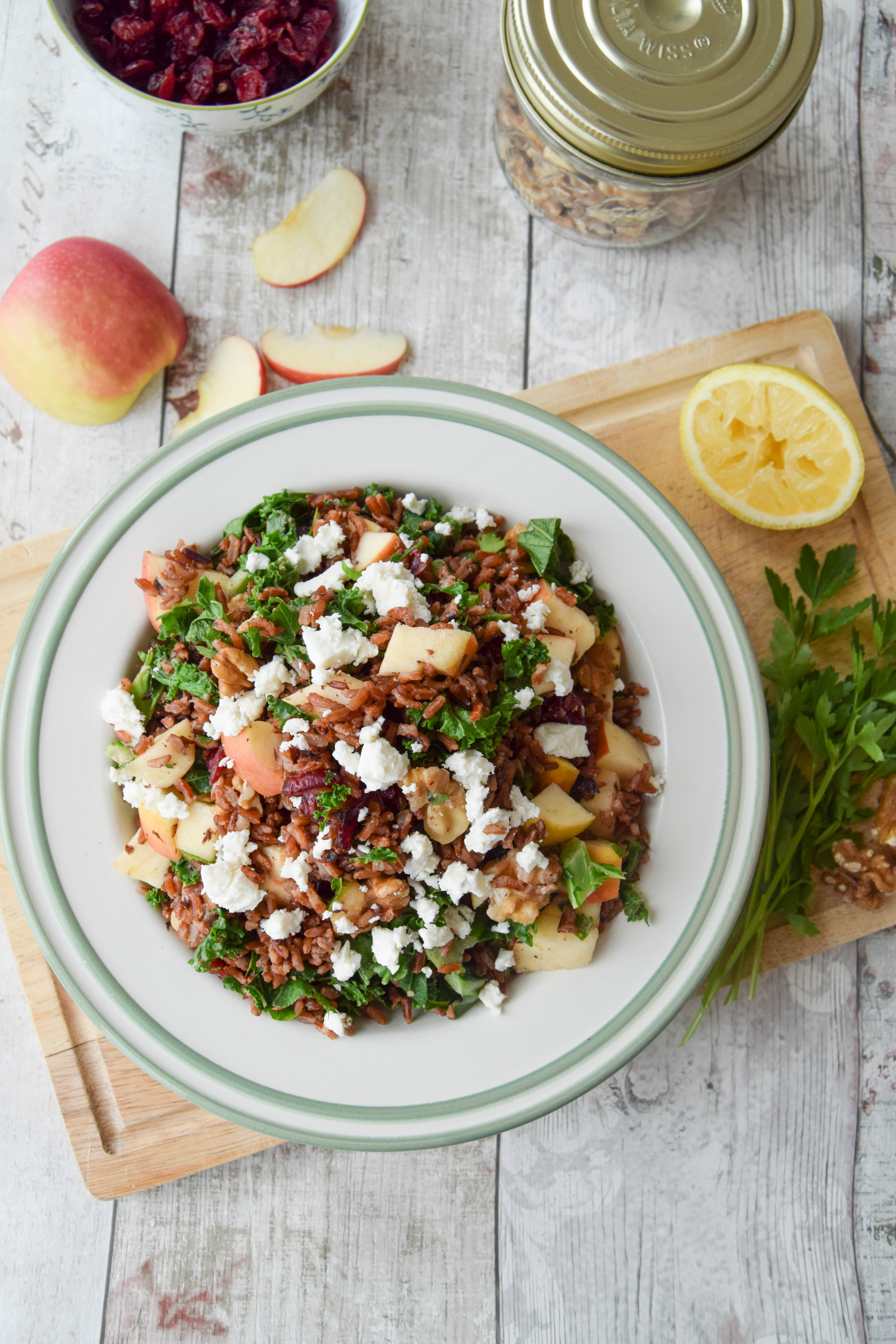 A healthy wholesome and satisfying salad full of the flavours of autumn.