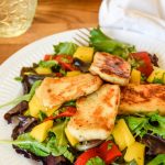 Sweet Chilli Halloumi Salad - a simple salad that is quick to make and super delicious!