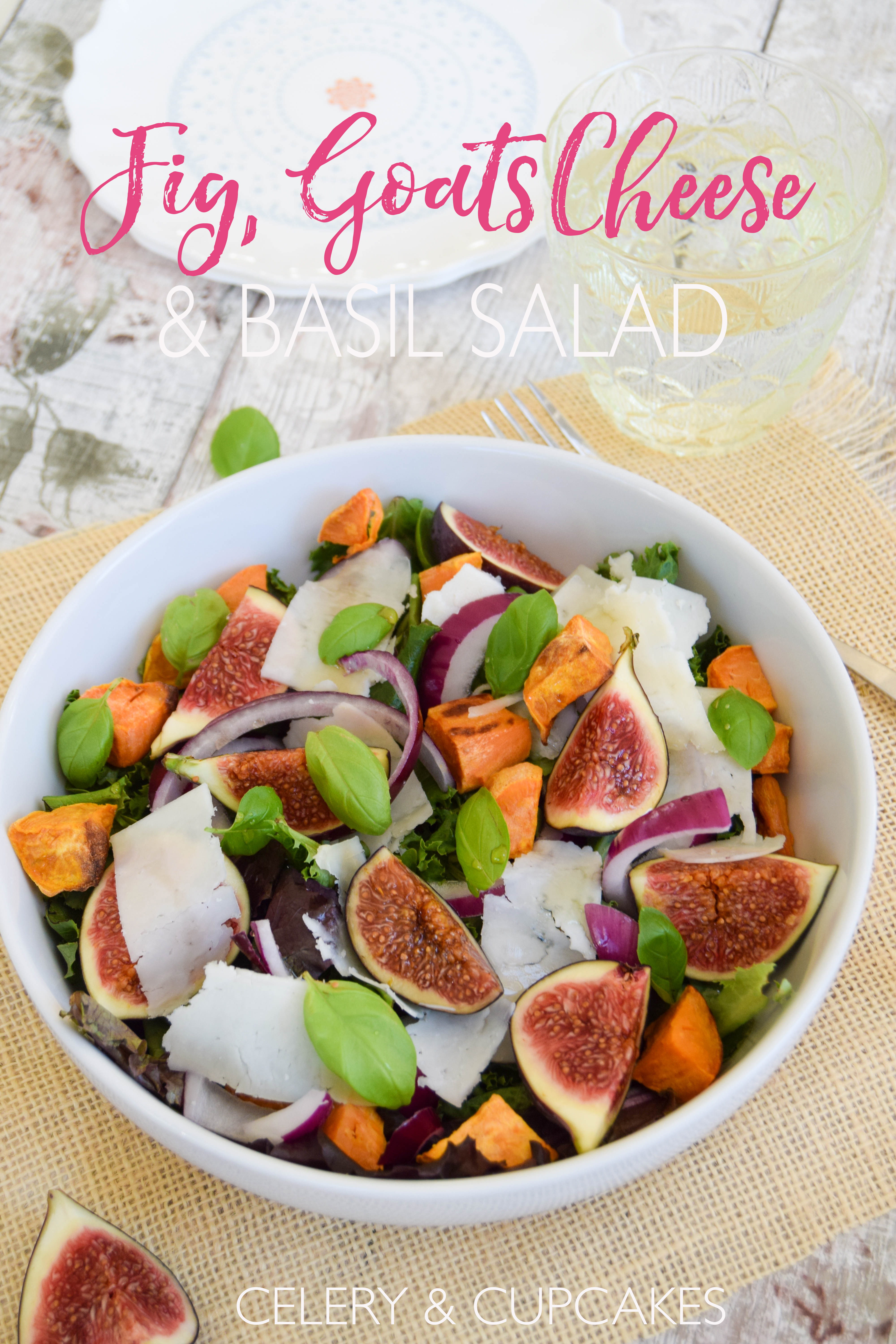 Fig, Goats Cheese and Basil Salad 3 copy