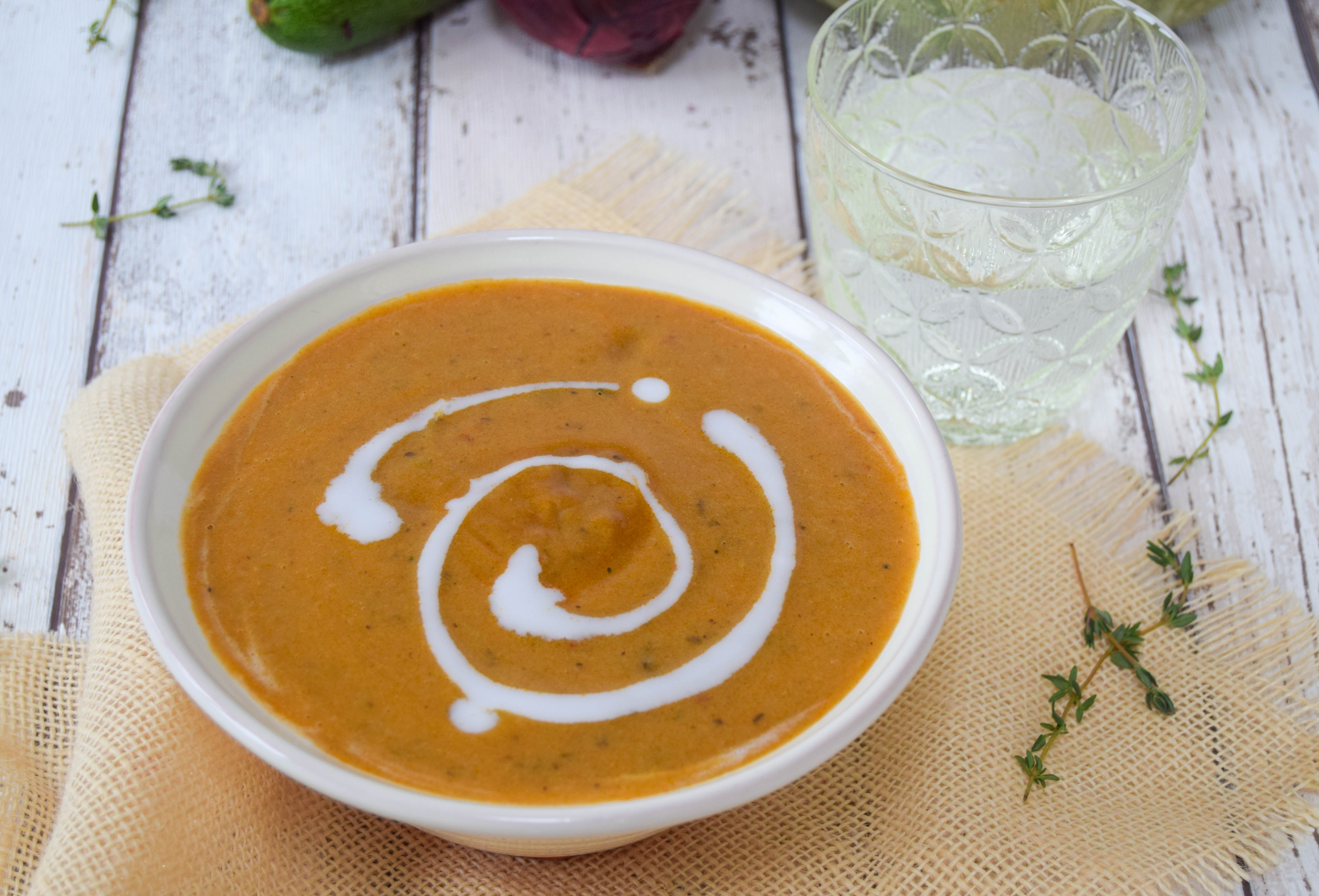 Roasted Pumpkin Coconut Soup