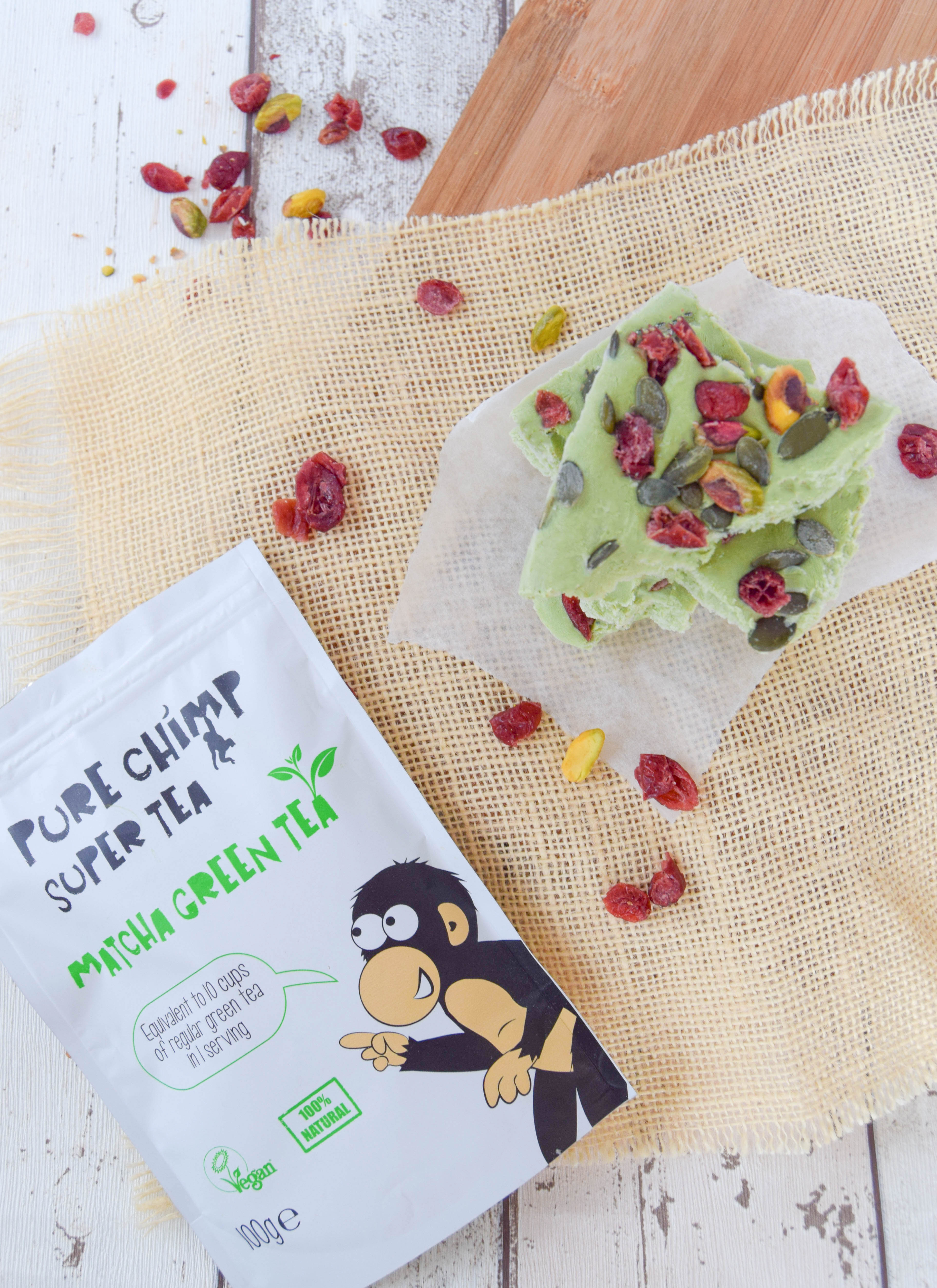 A wonderful and healthy alternative yoghurt snack using matcha green tea.