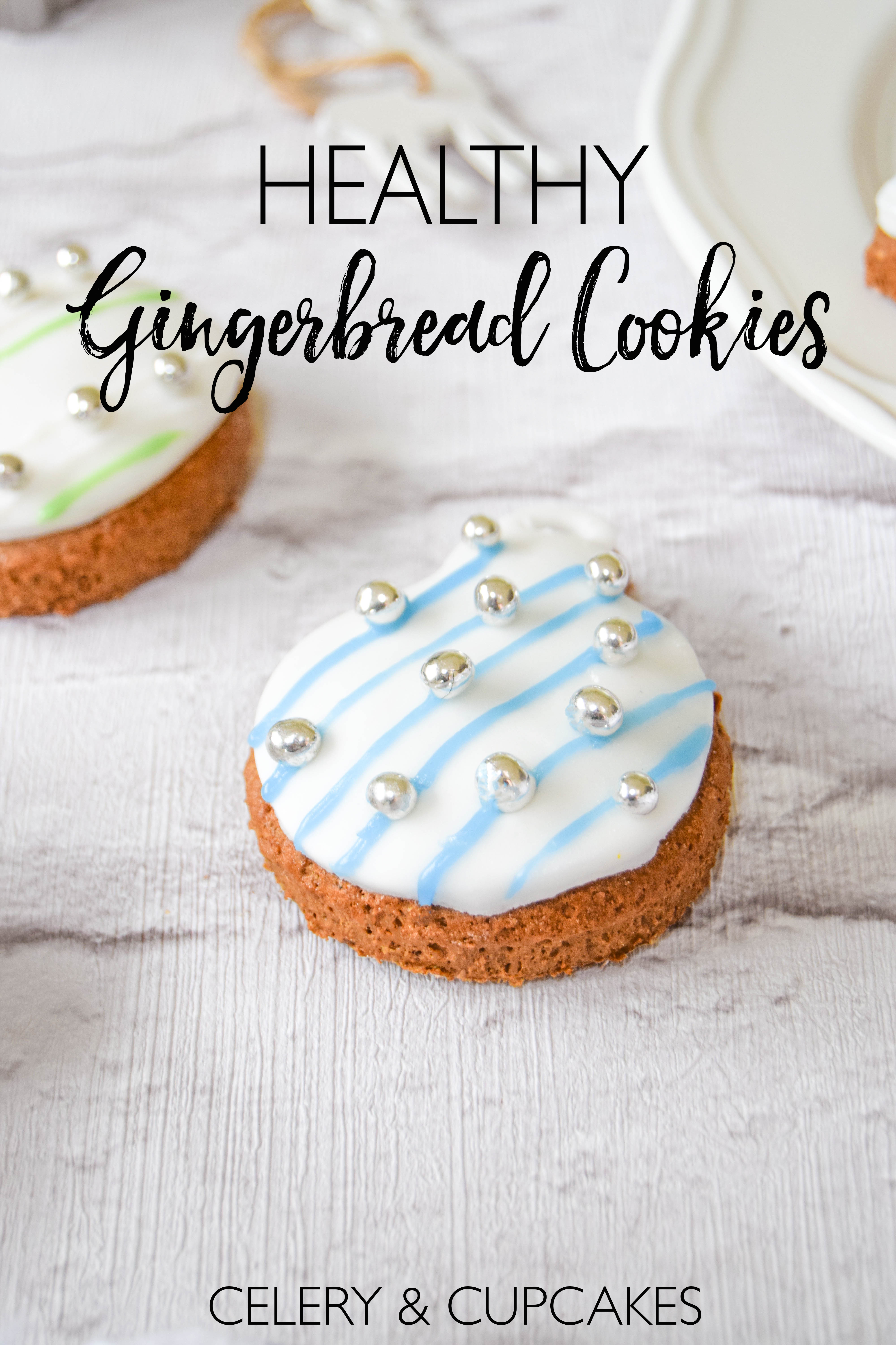 Healthy gingerbread cookies that don't compromise on all that delicious flavour. Healthy gingerbread cookies that don't compromise on all that delicious flavour.
