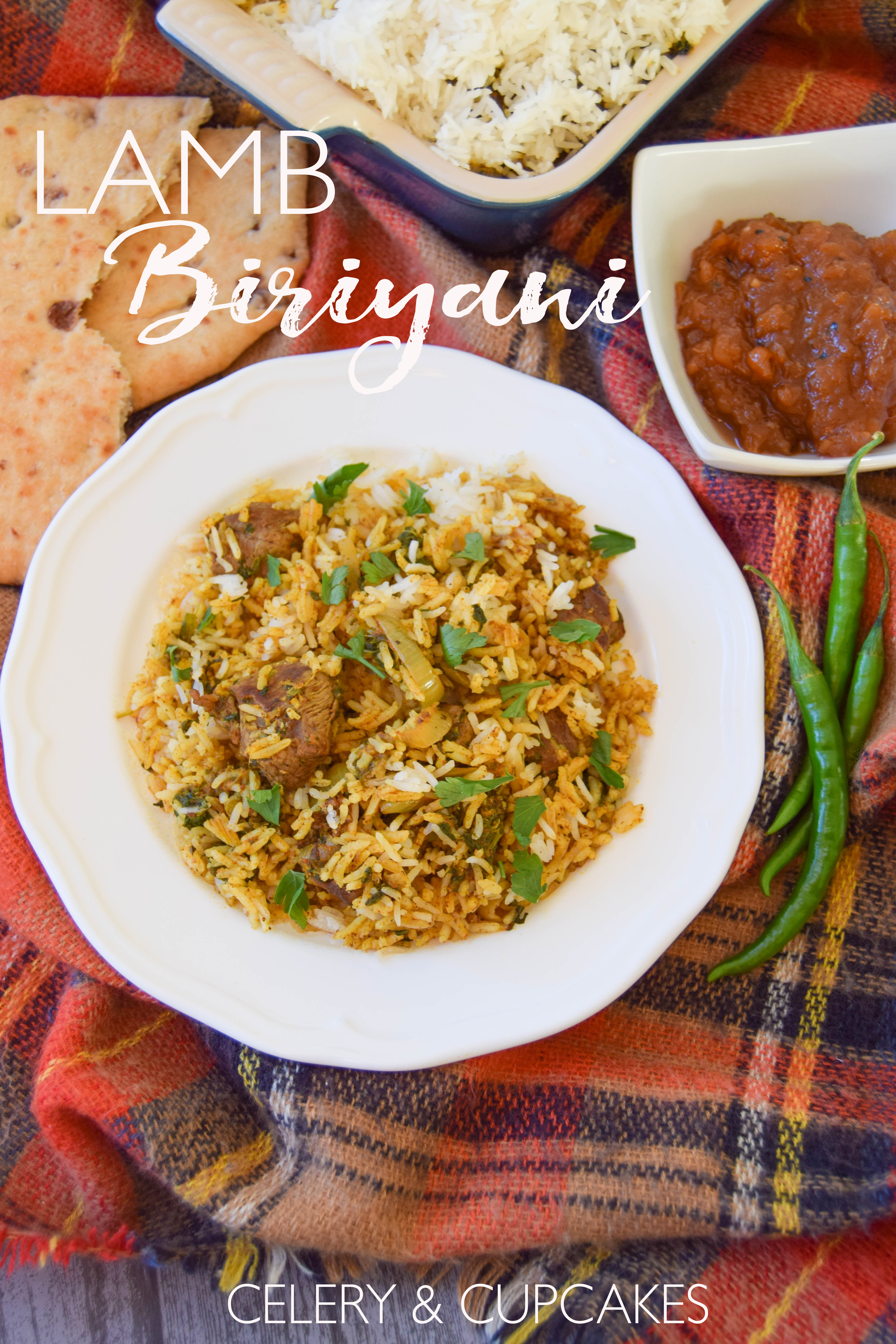 A baked casserole of basmati rice and tender lamb that’s flavoured with a fragrant Indian curry paste is great teamed up with lots of tasty side dishes. 