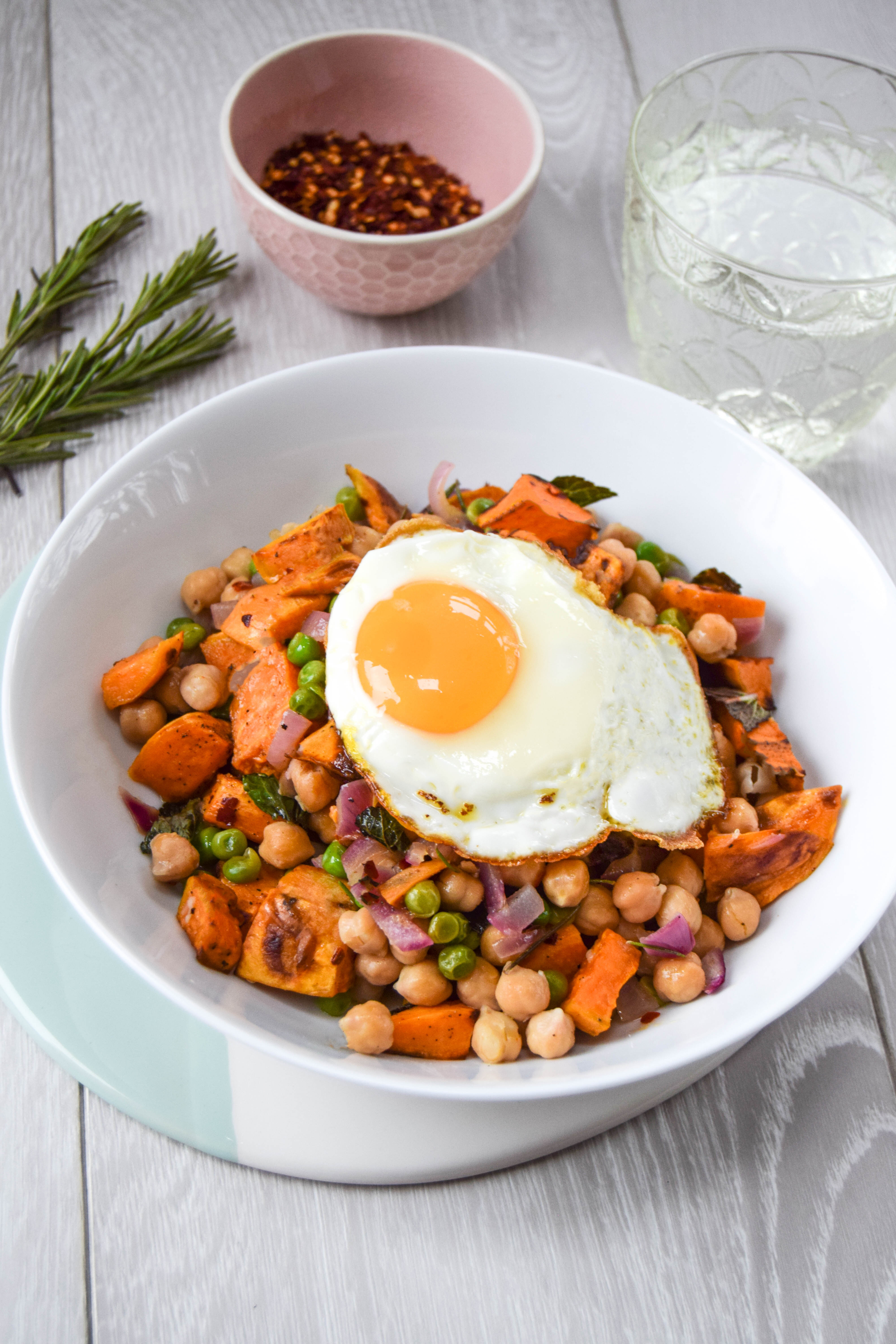 Chickpea & Sweet Potato Hash