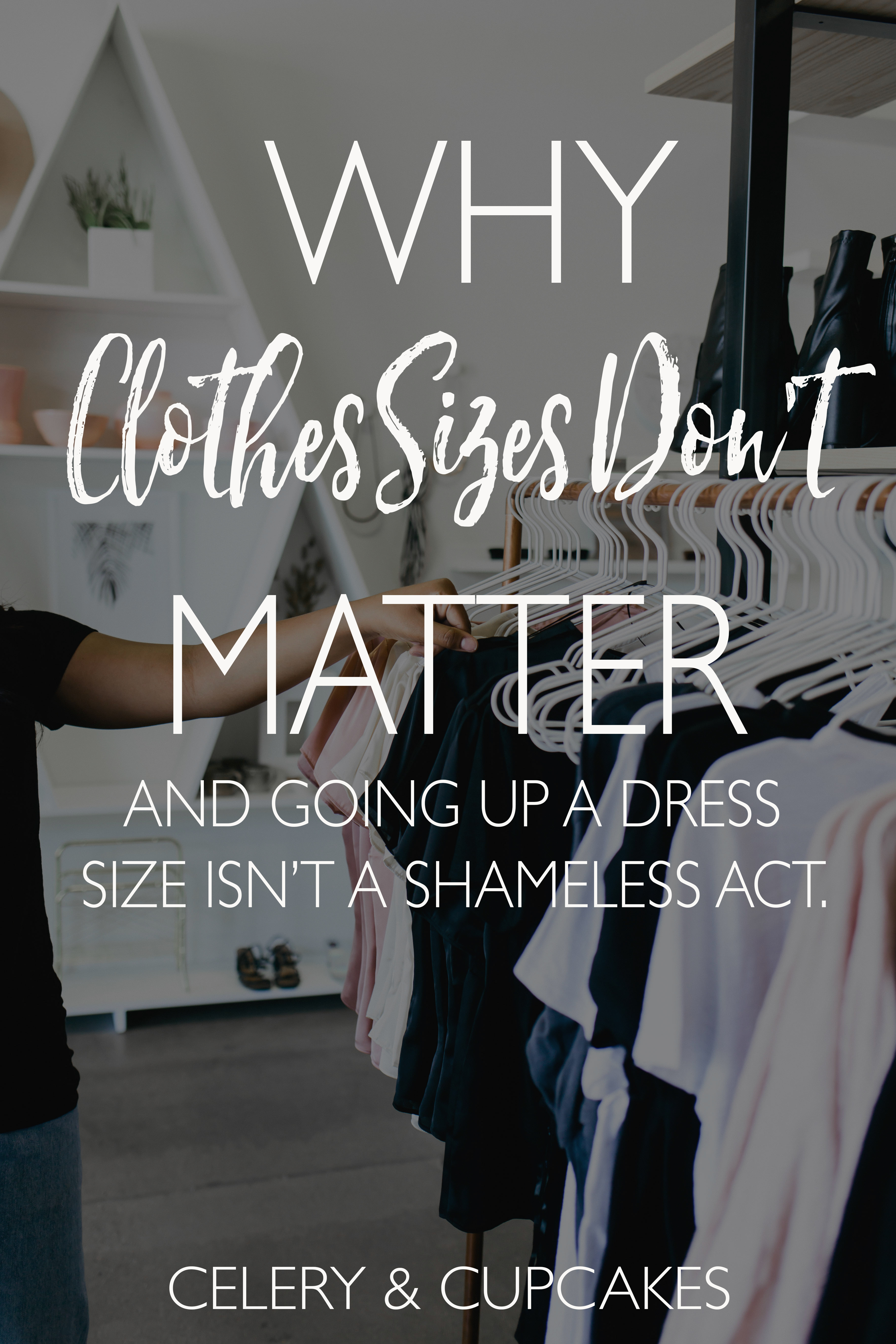 Have you had to go up a dress size and felt insecure?  Size isn't everything and it doesn't mean you're any less of a person. 