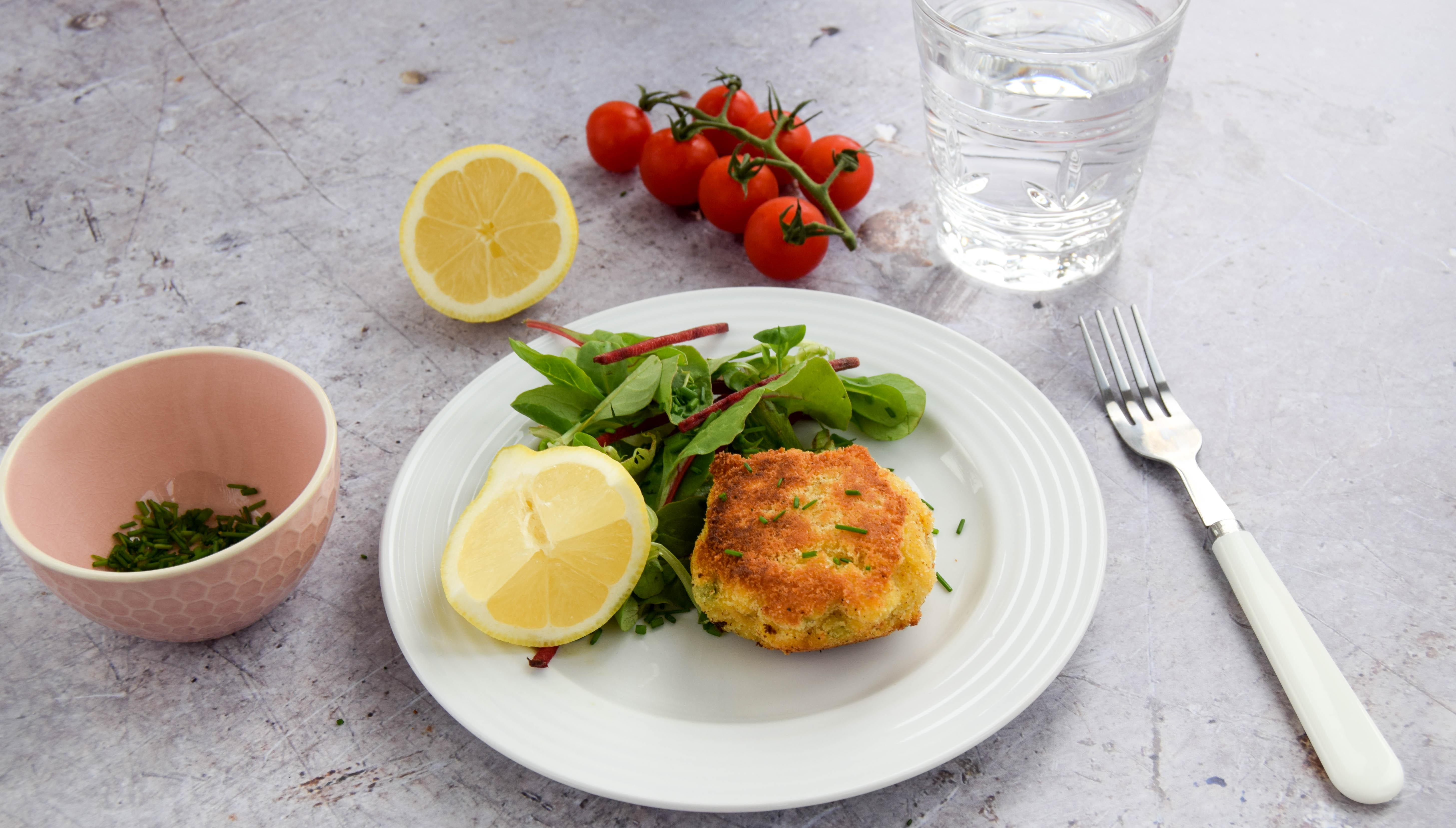 Salmon & Pea Arancini Cakes