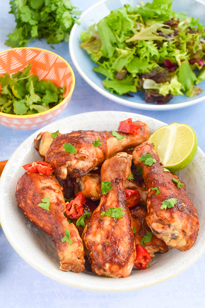 Fire up the BBQ and try these sweet and sticky chicken drumsticks with a mild chipotle chilli heat. Pure summer soul food! Fire up the BBQ and try these sweet and sticky chicken drumsticks with a mild chipotle chilli heat. Pure summer soul food!