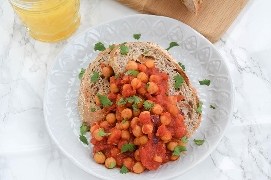 Smokey Chickpeas On Toast
