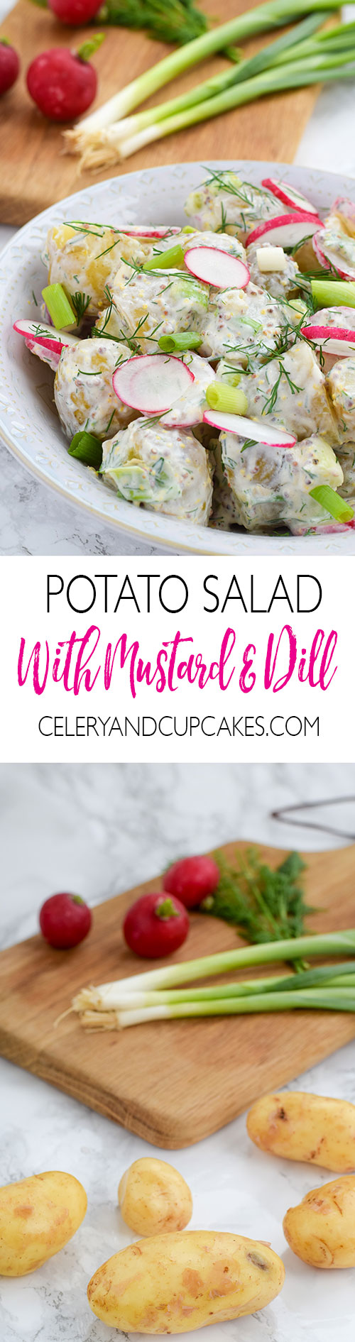 Potato Salad With Mustard and Dill that’s perfect to serve at your summer BBQs to accompany all that delicious food with a healthier twist to the norm. Potato Salad With Mustard and Dill that’s perfect to serve at your summer BBQs to accompany all that delicious food with a healthier twist to the norm.