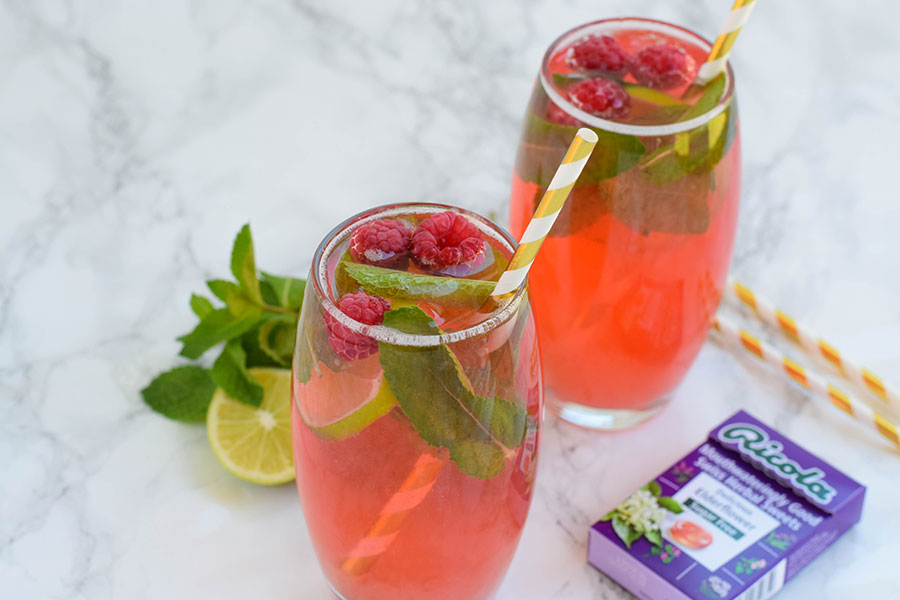 Raspberry & Elderflower Cooler