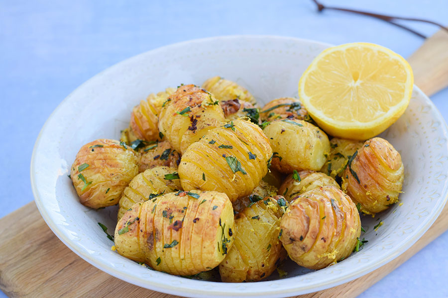 Tarragon & Lemon Hasselback Potatoes