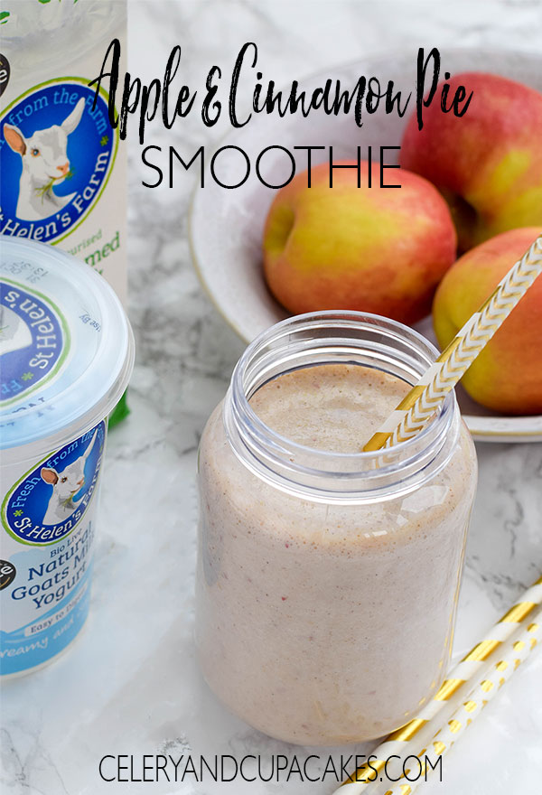 If you were to capture autumn in a glass, I'm sure this super filling Apple & Cinnamon Pie Smoothie would feature. Full of warm cinnamon spice, nutmeg and mixed spice it's a fantastic start to any autumnal day.