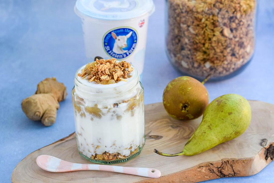 Pear & Ginger Breakfast Parfait