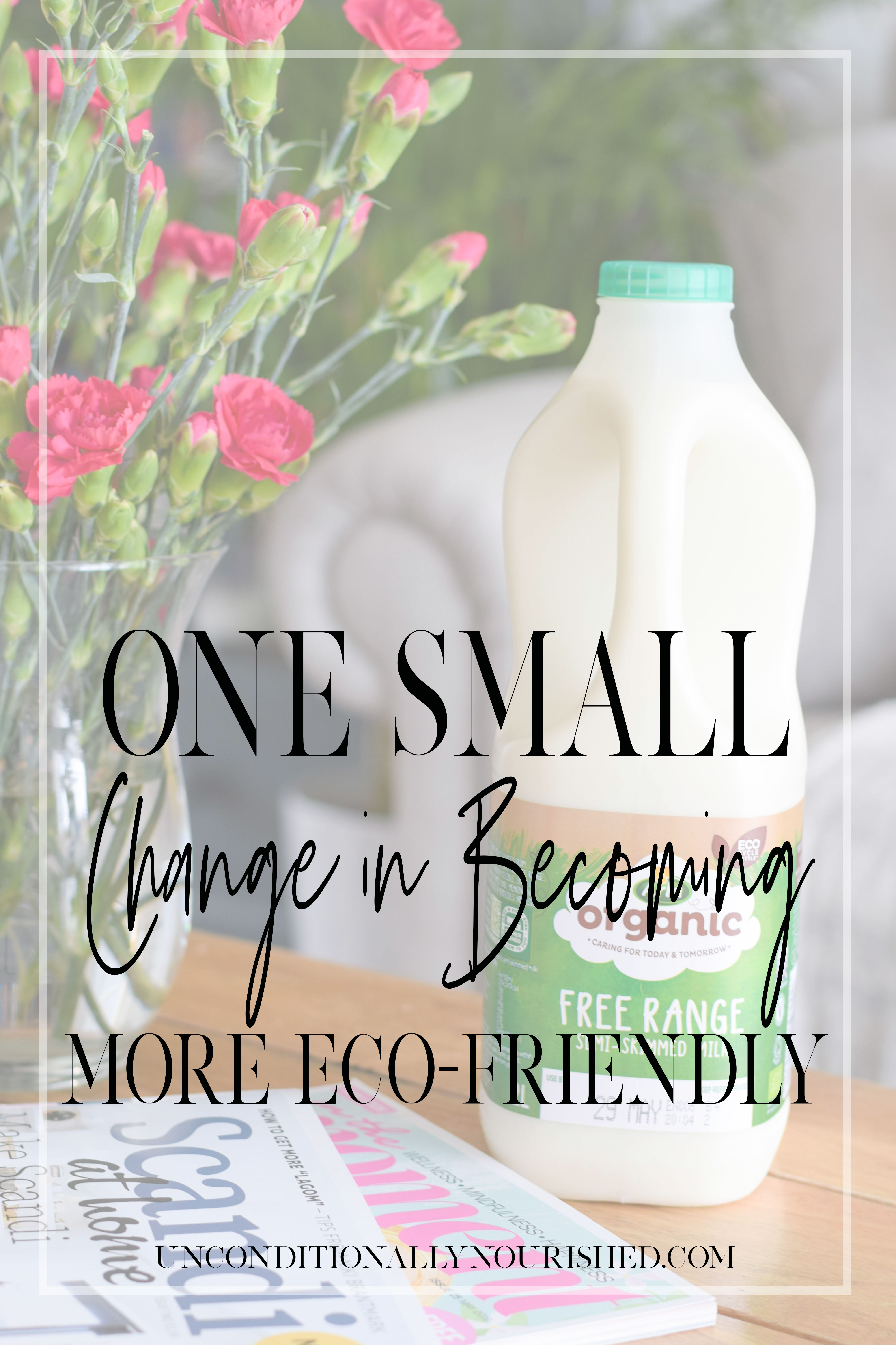 Small changes in our lifestyle and habits around the home can help us become more eco-friendly and have a positive effect on the environment. Check out this one small change to help you become more eco-friendly.