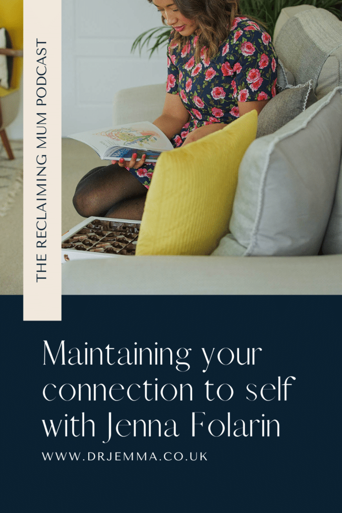 On this week's podcast episode I'm joined by Jenna Folarin where we talk about maintaining your connection to self during motherhood.